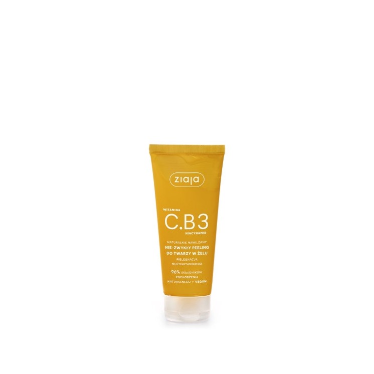 Ziaja Witamina C.B3 Niacynamid nie-zwykły Peeling do twarzy w żelu 100 ml