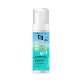 AA My Beauty Power Acne Exfoliating Face Wash Foam 150 ml AA My Beauty Power Acne Exfoliating Face Wash Foam 150 ml
