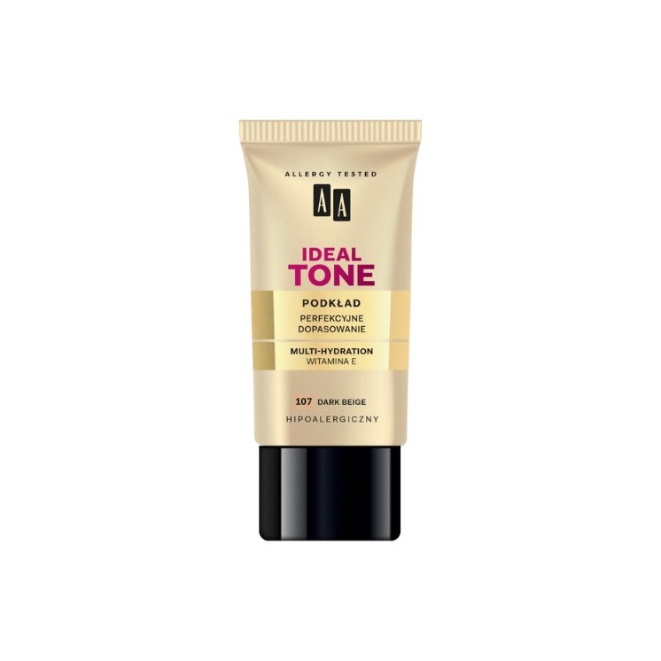 AA Make Up Ideal Tone Podkład perfekcyjne dopasowanie /107/ Dark Beige 30 ml