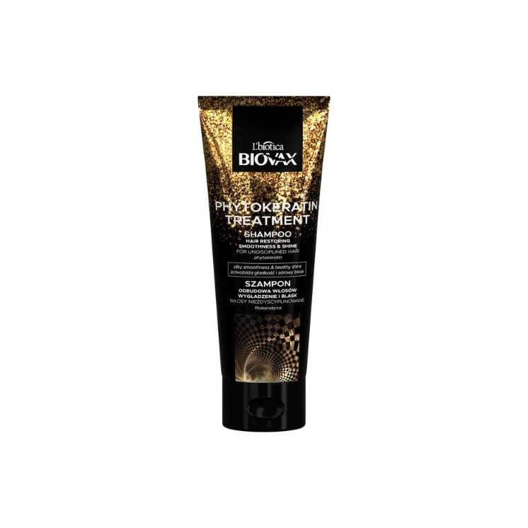 Biovax Phyto Keratin intensywnie odbudowujący Szampon do włosów po keratynowym prostowaniu 200 ml