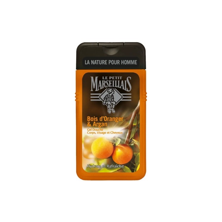 Le Petit Marseiliais Żel pod prysznic dla mężczyzn Argan i Pomarańcza 250 ml