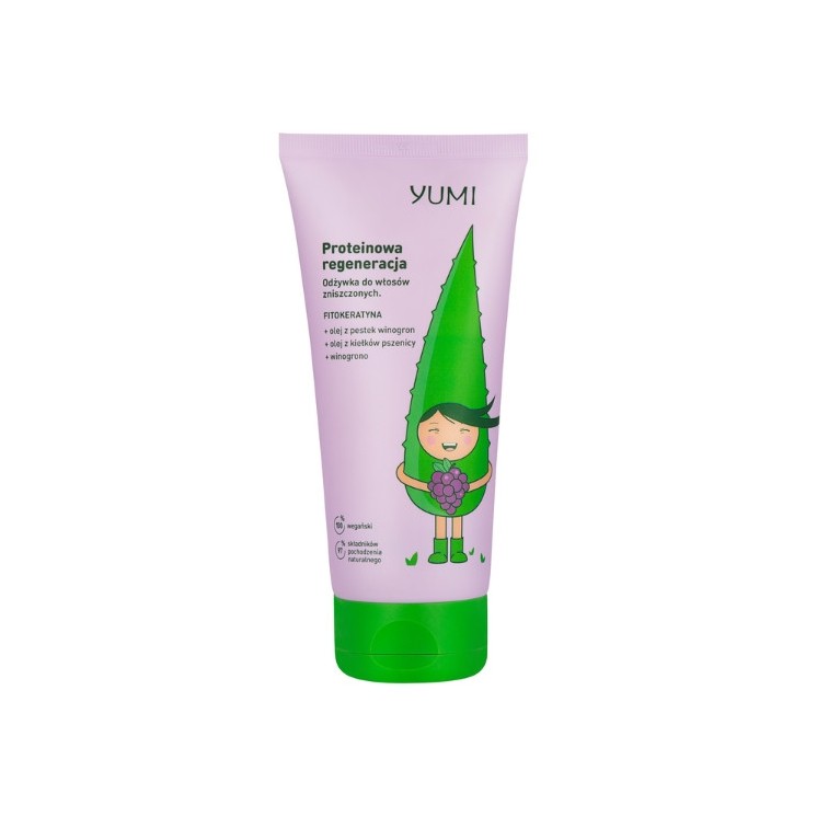 Yumi Proteinowa regeneracja Odżywka do włosów zniszczonych Winogrono 200 ml