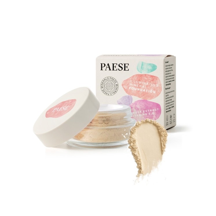 Paese Minerals illuminating mineral foundation /200N/ Light Beige 7 g
