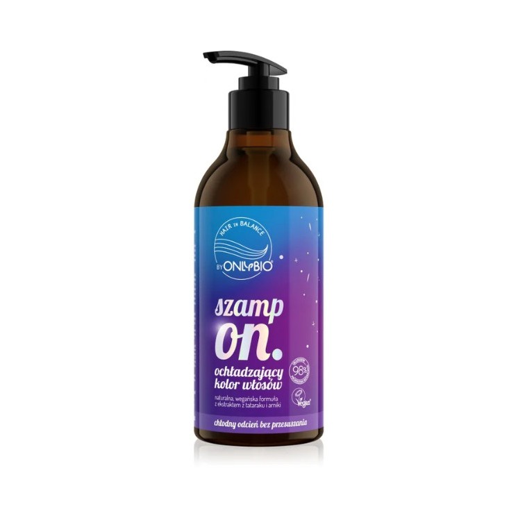 ONLYBIO Hair in Balance Szampon ochładzający kolor włosów 400 ml