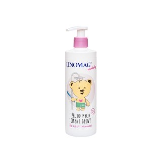Linomag Lichaams- en hoofdwasgel voor kinderen en baby's 400 ml Linomag Lichaams- en hoofdwasgel voor kinderen en baby's 400 ml