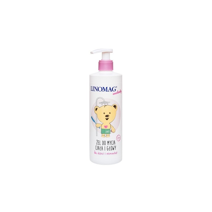 Linomag Lichaams- en hoofdwasgel voor kinderen en baby's 400 ml