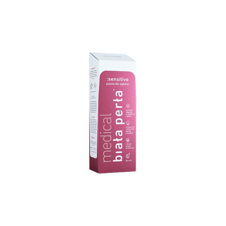 Biała Perła Medical Pasta do zębów Sensitive 75 ml