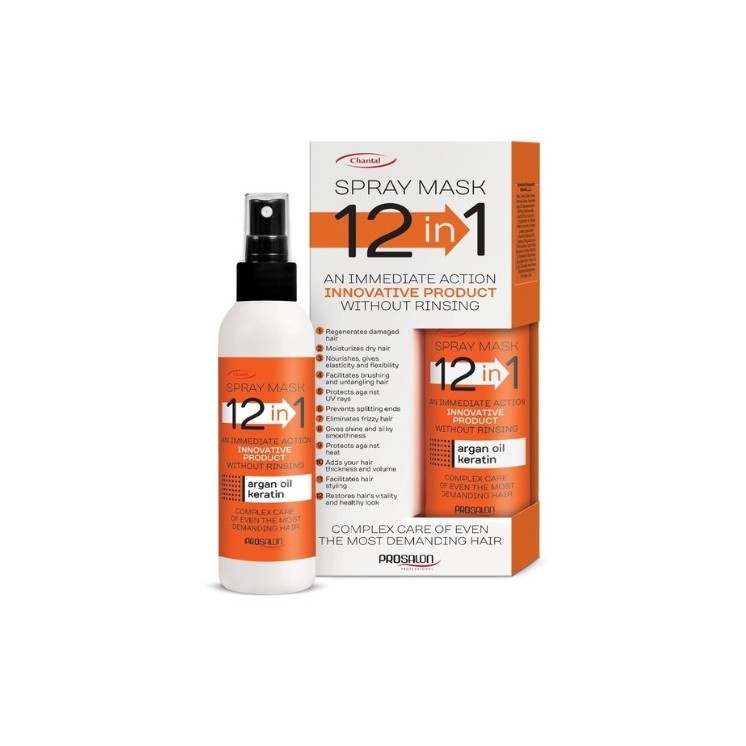 Prosalon Maska w spray'u 12w1 do włosów bardzo zniszczonych 150 g