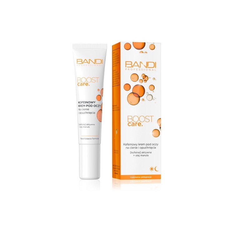 Bandi Boost Care kofeinowy Krem pod oczy na cienie i opuchnięcia 14 ml