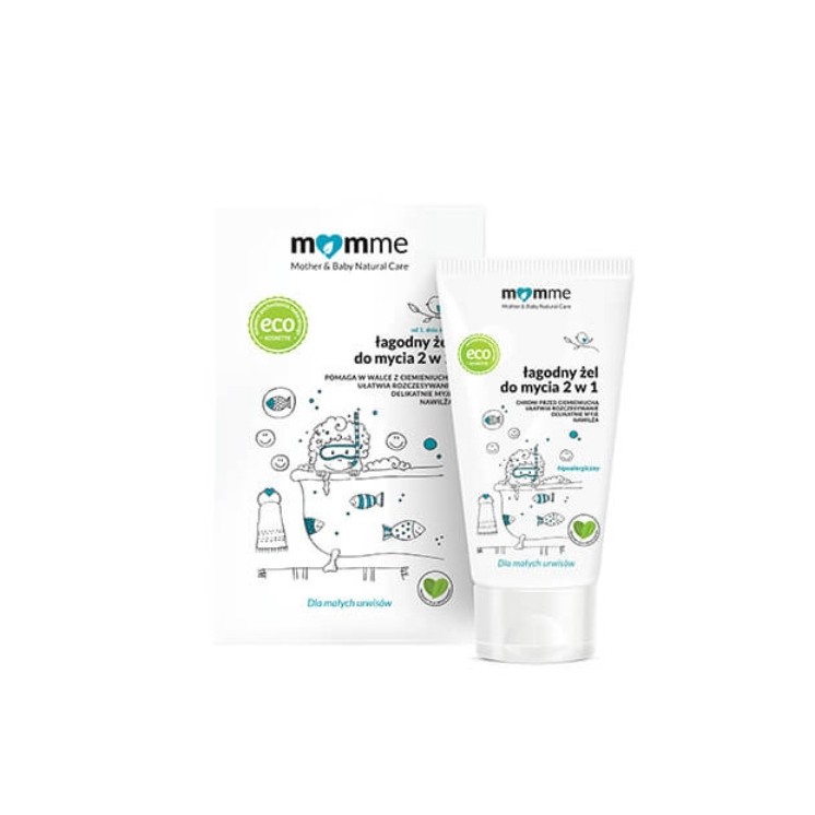 Momme Baby Natural Care milde wasgel voor kinderen 2in1 150 ml