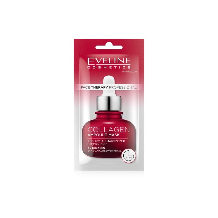 Eveline Face Therapy Professional Маска-ампула для обличчя з колагеном 8 мл