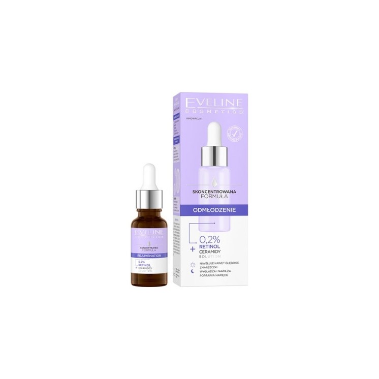 Eveline Skoncentrowana Formuła Serum do twarzy na dzień i noc Odmłodzenie 18 ml