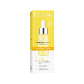 Денна та нічна сироватка для обличчя Eveline Concentrated Formula Brightening Face Serum 18 мл