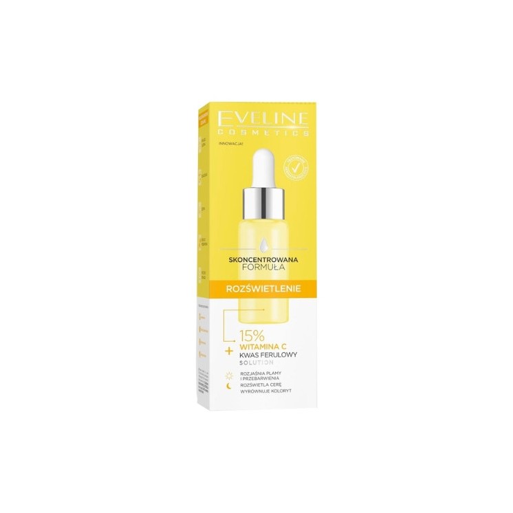 Eveline Skoncentrowana Formuła Serum do twarzy na dzień i noc Rozświetlenie 18 ml