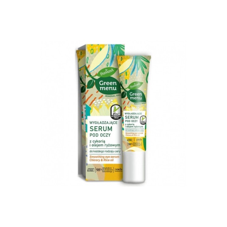 Farmona Green Menu Serum pod oczy z cykorią i olejem ryżowym 15 ml