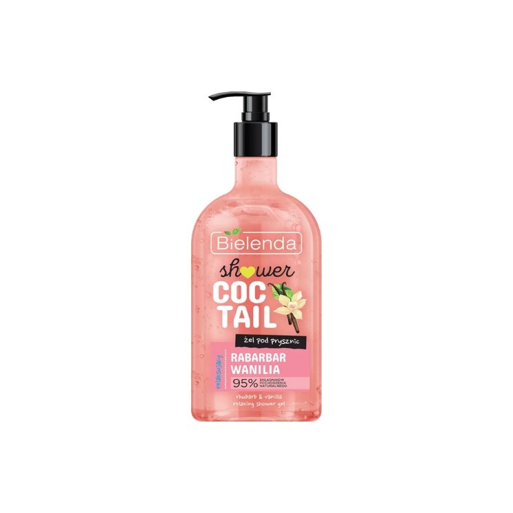 Bielenda Body Coctail Douchegel Rabarber + Vanille 400 ml
