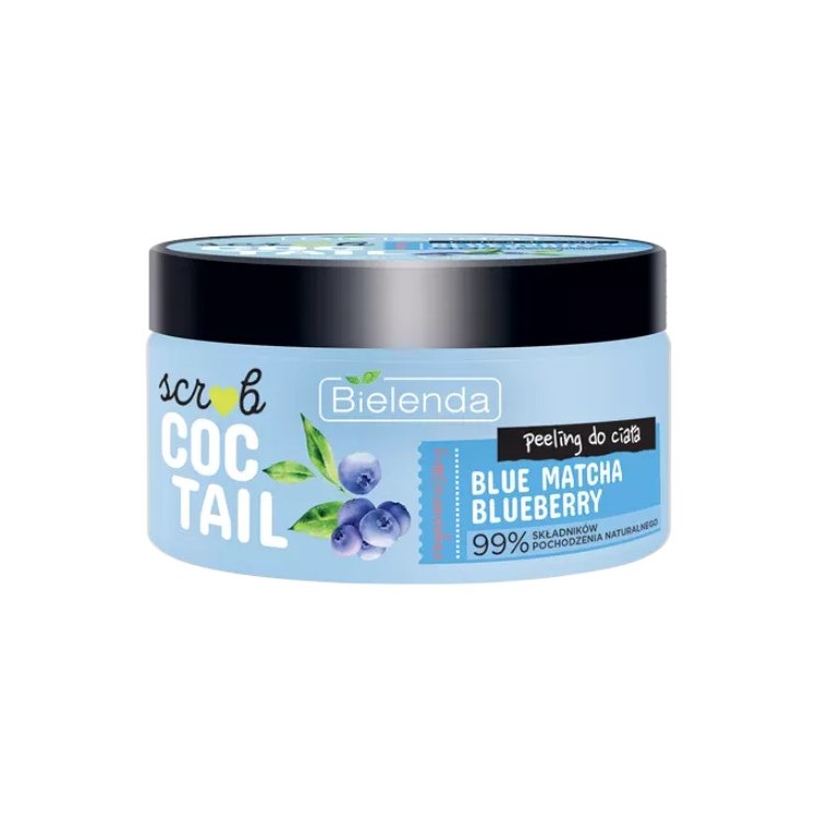 Bielenda Body Coctail  Peeling do ciała Blue Matcha + Blueberry 350 g