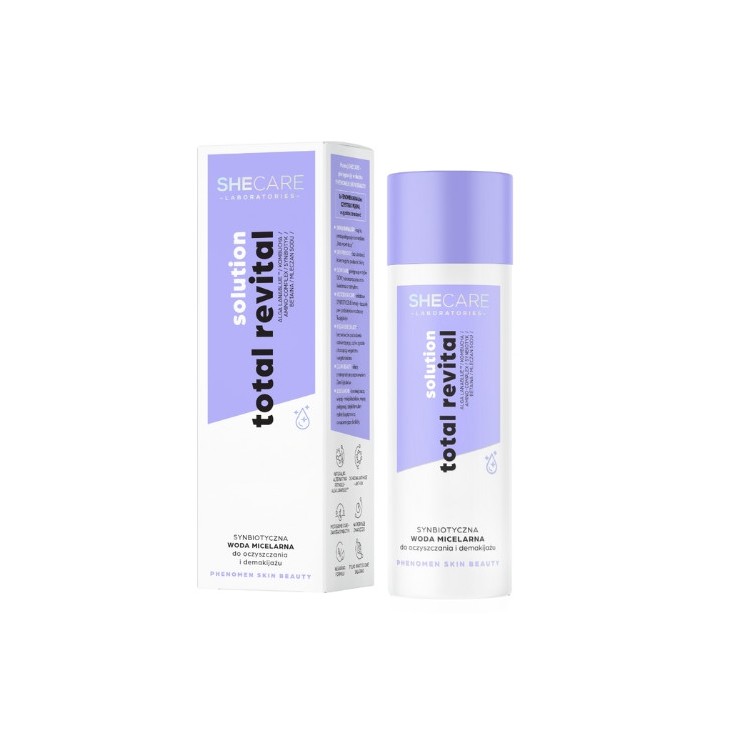 SheCare Total Revital Solution Micellar water for makeup removal 200 ml