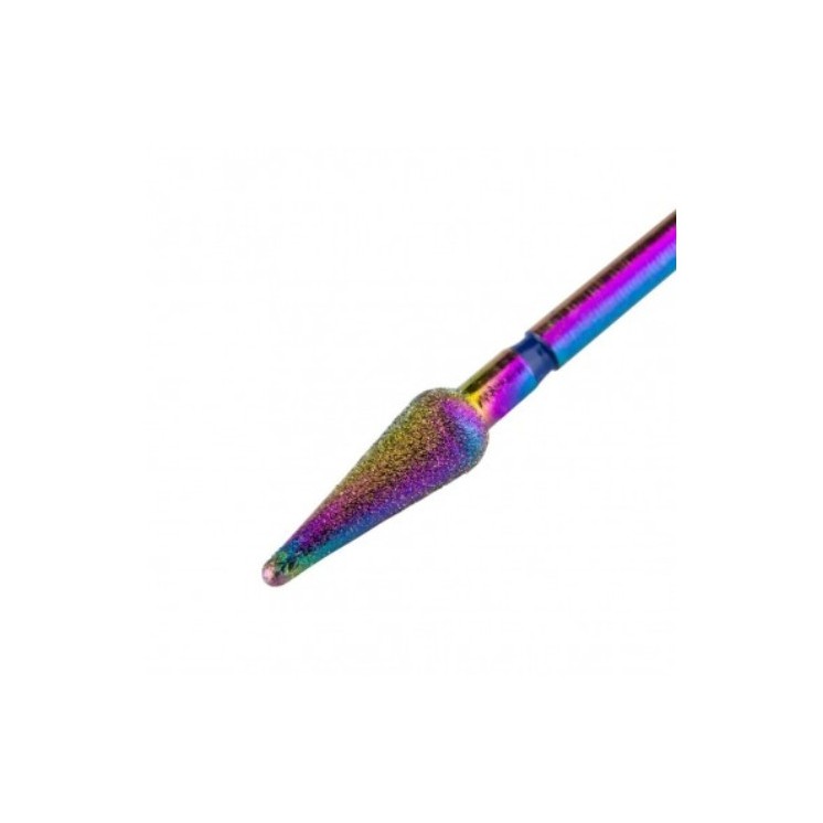 MollyLac Unicorn Алмазна фреза веселка конус вузька 1 шт