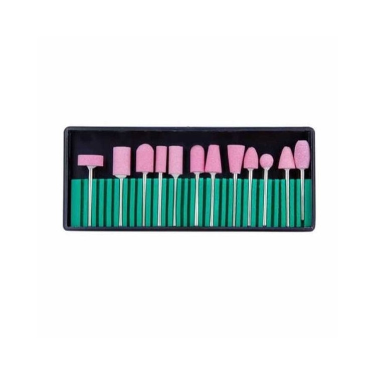 MollyLac A set of stone cutters for manicure and pedicure 12 pieces