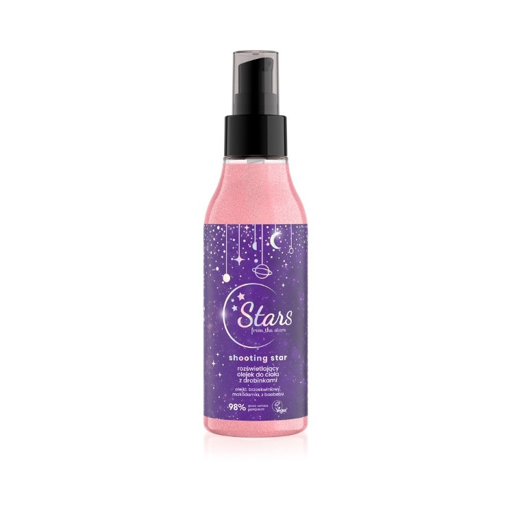 Stars from The Stars Shooting Star rozświetlający Olejek do ciała z drobinkami 150 ml