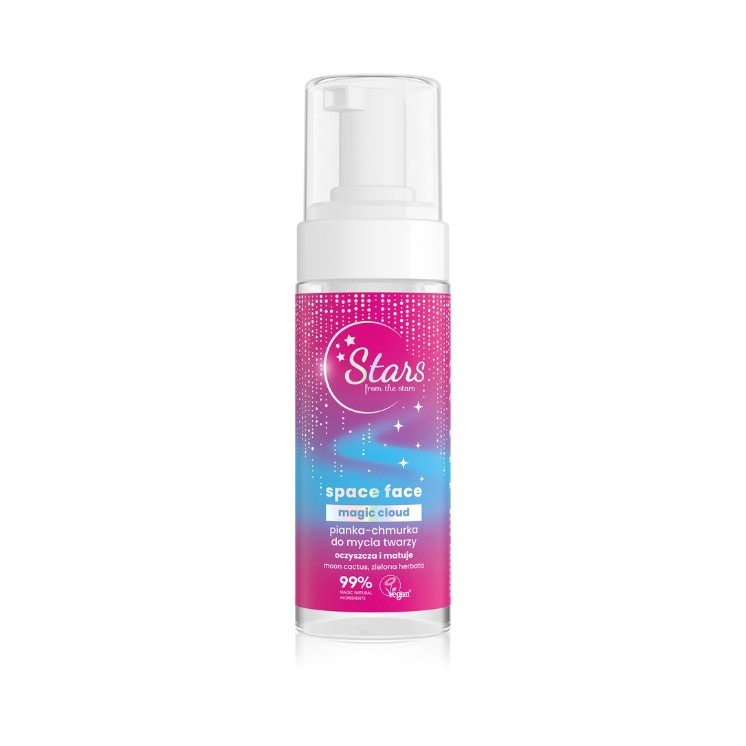 Stars from The Stars Space Face Magic Cloud oczyszczająca Pianka-chmurka do mycia twarzy 150 ml
