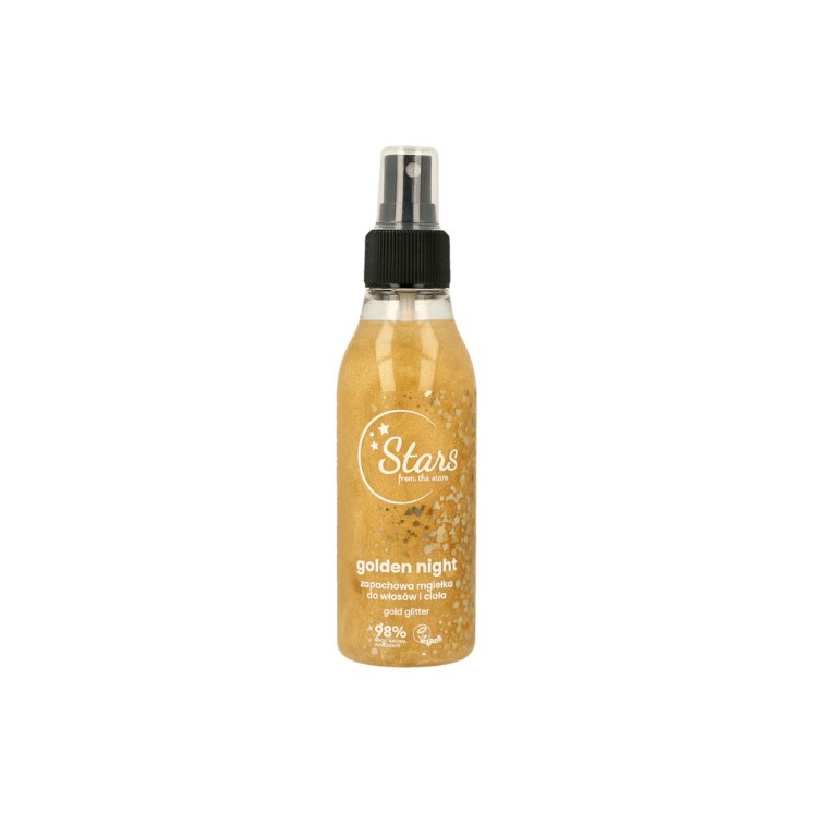 Stars from The Stars Golden Night zapachowa Mgiełka do włosów i ciała 150 ml