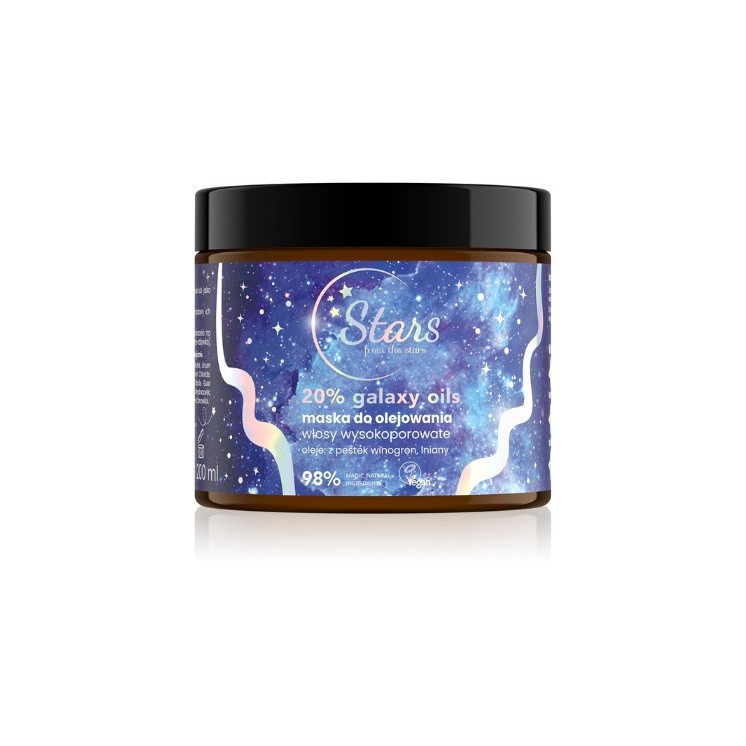 Stars from The Stars Galaxy Oils Maska do olejowania włosów wysokoporowatych 200 ml
