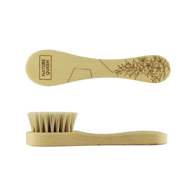 Nature Queen Dry gezichtsmassageborstel 1 stuk
