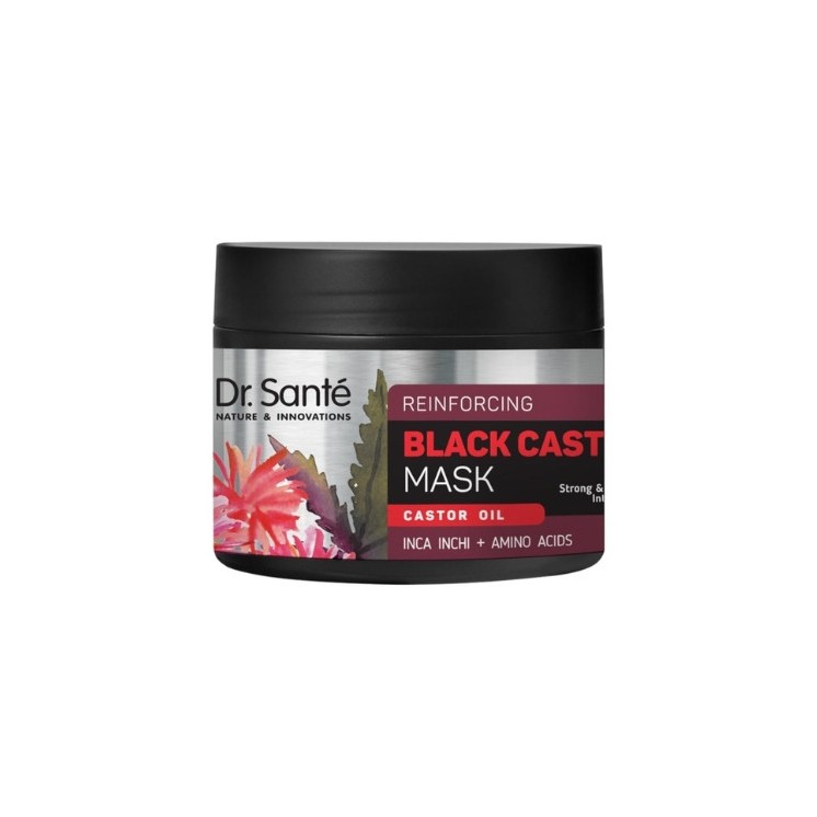 Dr. Santé Black Castor Oil wzmacniająca Maska do włosów z Olejem rycynowym 300 ml