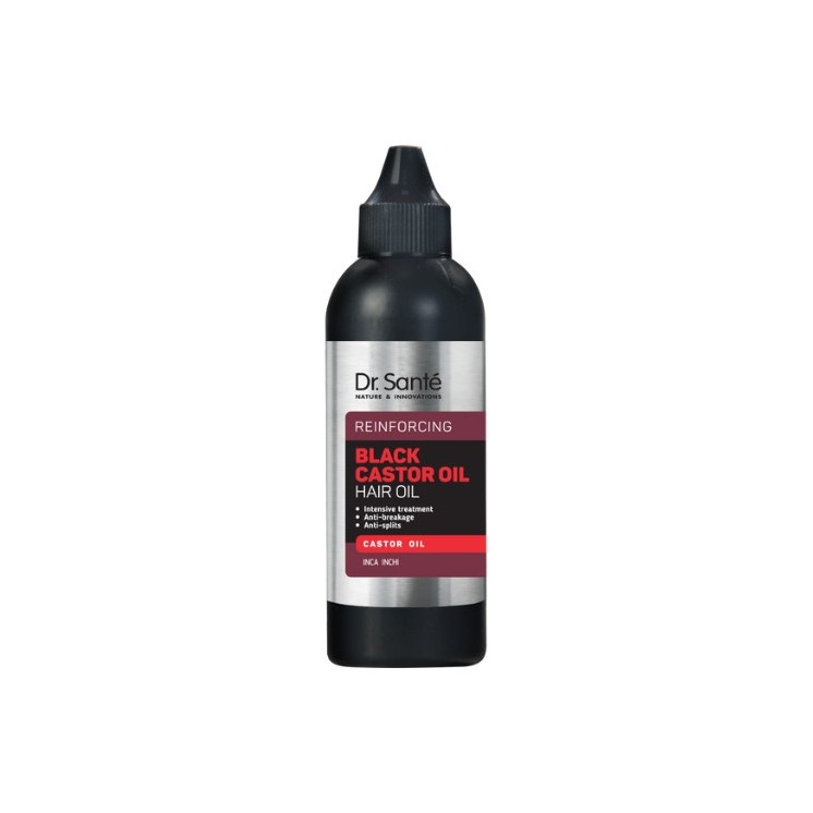 Dr. Santé Black Castor Oil wzmacniający Olejek do włosów z Olejem rycynowym 100 ml