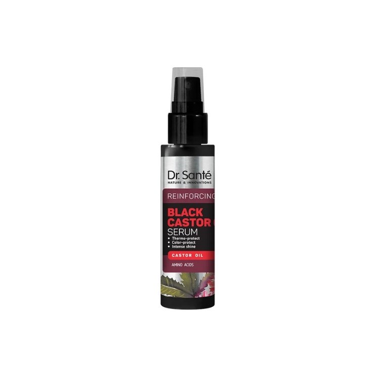 Dr. Santé Black Castor Oil wzmacniające Serum do włosów z Olejem rycynowym 150 ml