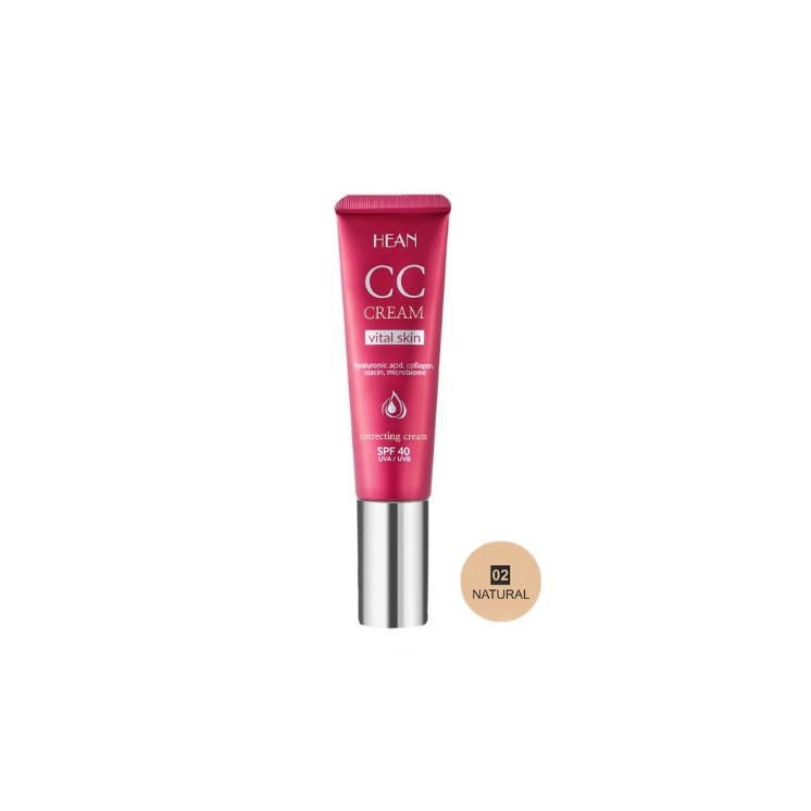 Hean CC Vital Skin lekki Podkład kryjący /02/ Natural 30 ml