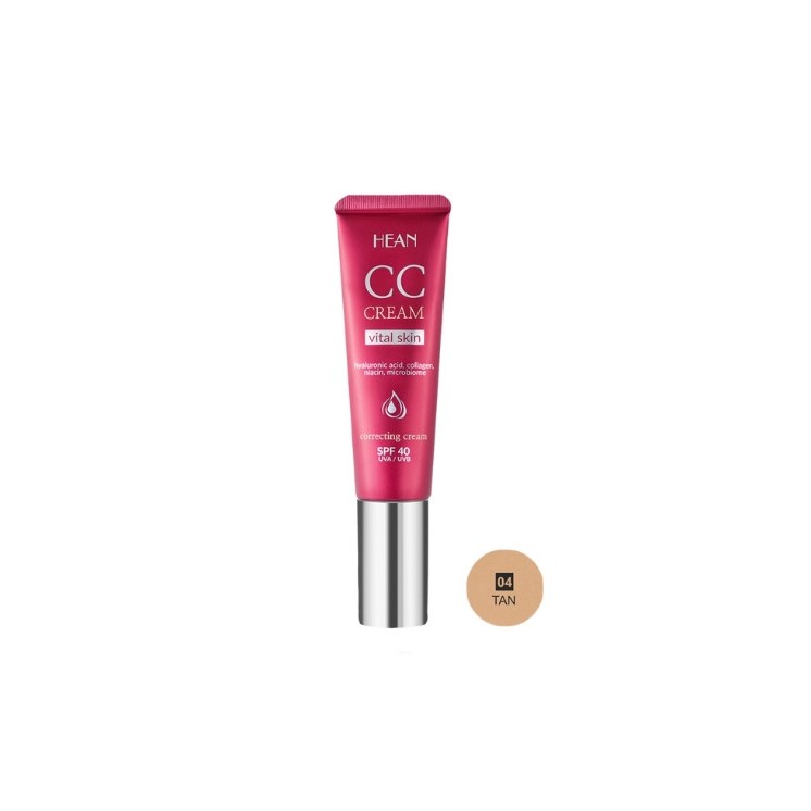Hean CC Vital Skin lekki Podkład kryjący /04/ Tan 30 ml
