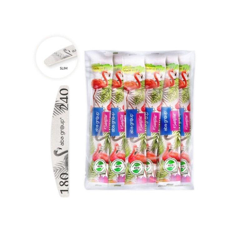 Aba Group Safe Pack Nagelvijl Crescent Slim Flaming 180/240 25 Stuks