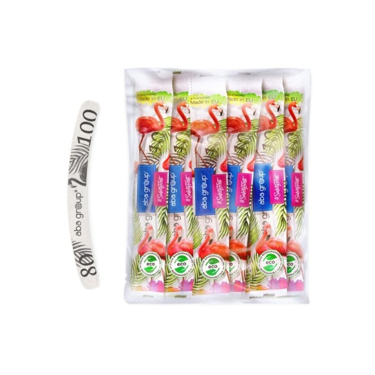 Aba Group Safe Package Пилка для нігтів banan Standard Flaming 80/100 25 шт