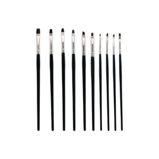 Набір з 10 кистей для гелю