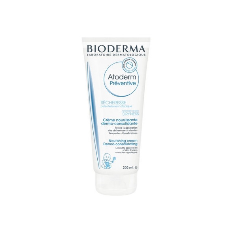 Bioderma Atoderm Preventive Nourishing Cream for dry and atopic skin from birth 200 ml