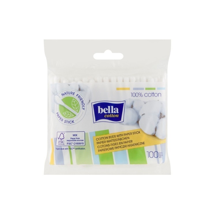 Bella Cotton Patyczki higieniczne 100 sztuk