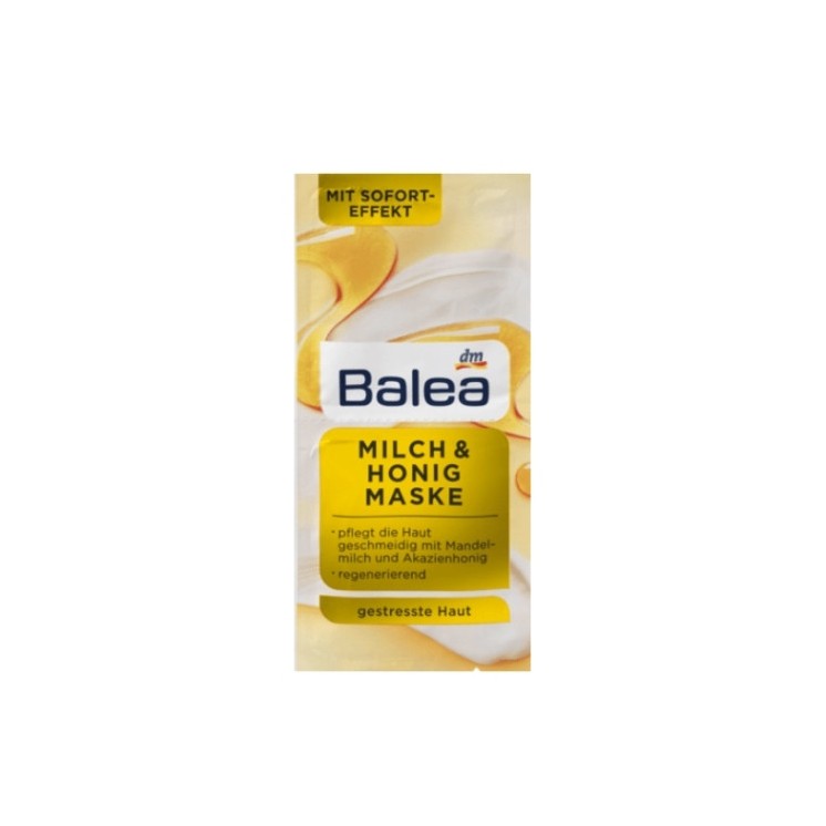 Balea Maseczka do twarzy Mleko i Miód 16 ml