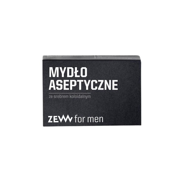 Zew for Men Mydło aseptyczne dla mężczyzn ze srebrem koloidalnym 85 ml