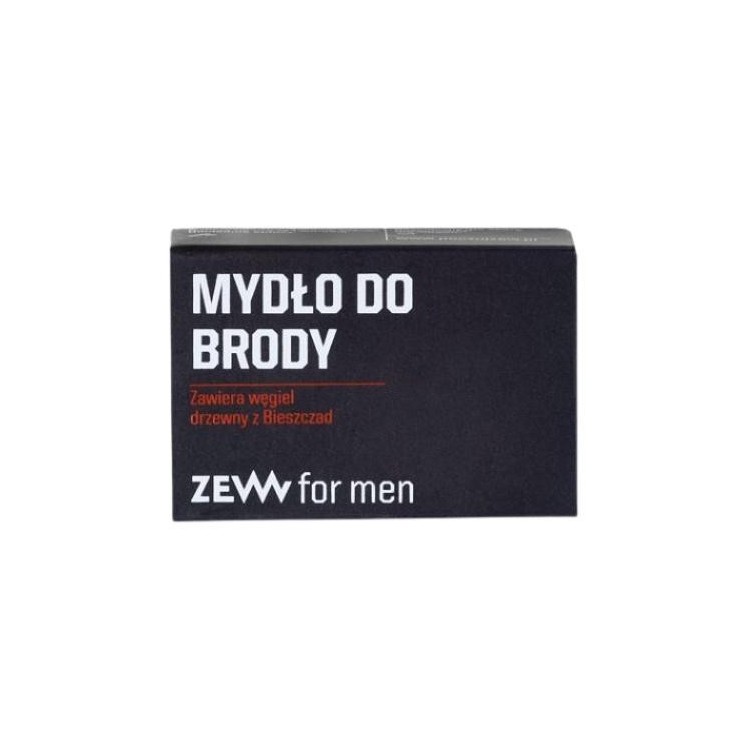 Zew for Men Mydło do brody dla mężczyzn zawiera Węgiel drzewny z Bieszczad 85 ml