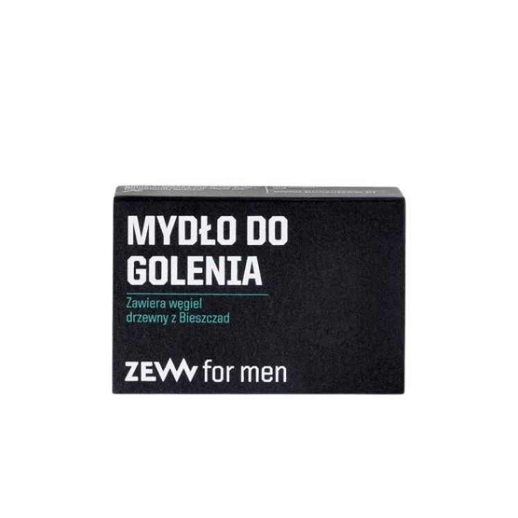 Zew for Men Mydło do golenia dla mężczyzn zawiera Węgiel drzewny z Bieszczad 85 ml