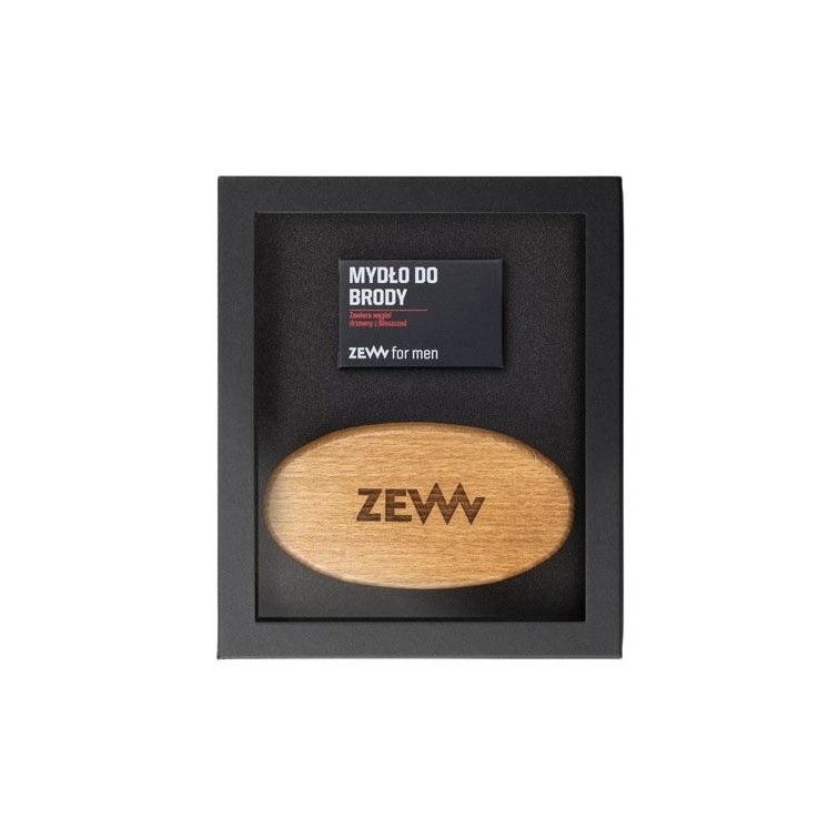 Zew for Men Brodacza Package для чоловіків: мило для бороди 85 мл + щітка для бороди 1 шт.