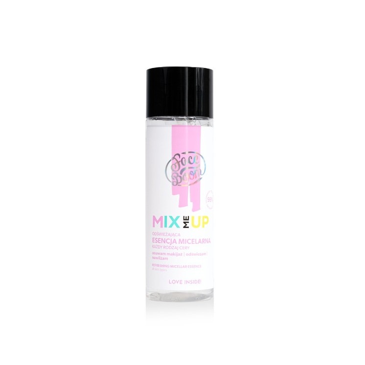 FaceBoom Mix Me Up odświeżająca Esencja micelarna do twarzy Subtelna Muza 200 ml