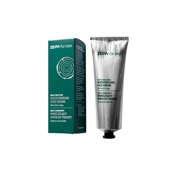 Zew for Men багатофункціональний зволожуючий крем для обличчя для чоловіків з Black Huba 80 мл