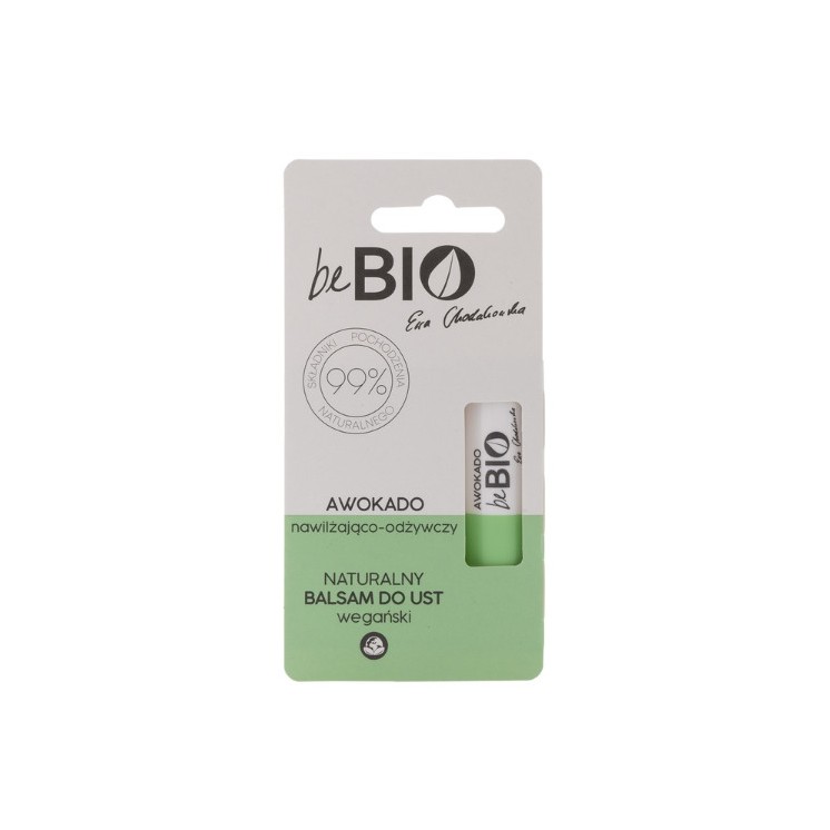 beBio Ewa Chodakowska naturalny Balsam do ust nawilżająco-odżywczy z Awokado 5 g