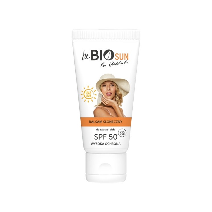 beBio Sun Ewa Chodakowska Balsam do ciała i twarzy z filtrem słonecznym SPF50 75 ml