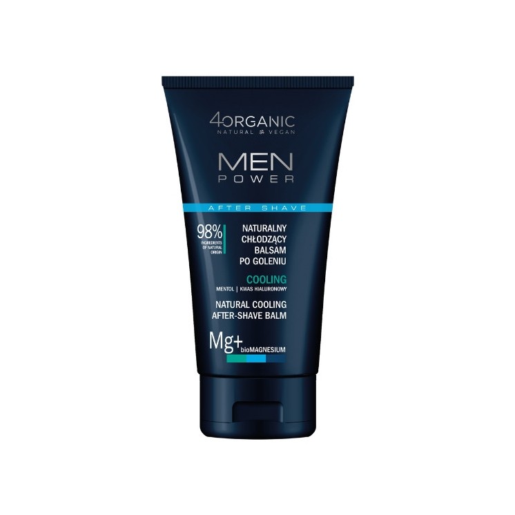 4Organic Men Power naturalny Balsam po goleniu dla mężczyzn Cooling 150 ml