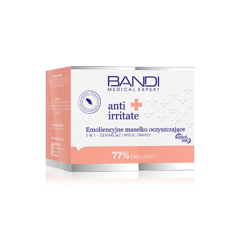 Bandi Medical Expert Anti Irritate emoliencyjne Masełko oczyszczające 2w1 do demakijażu i mycia twarzy 90 ml